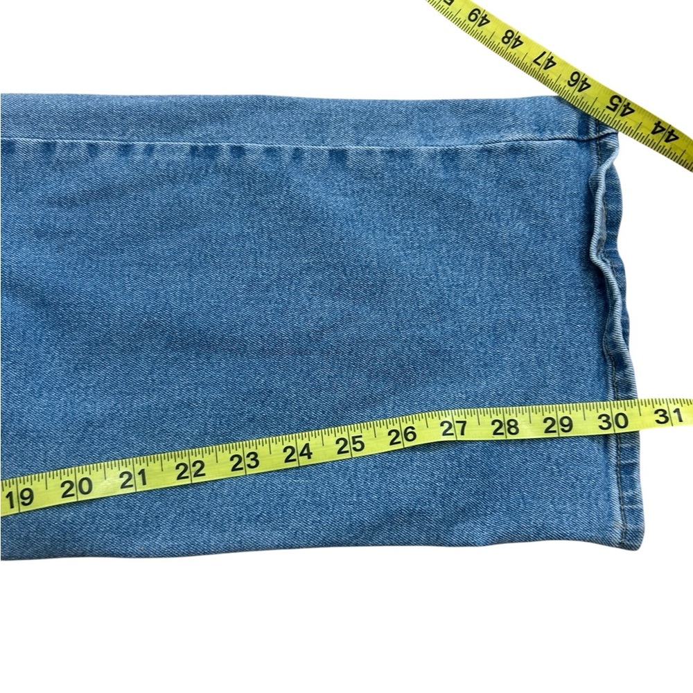 Levi Strauss Signature Heritage High Rise Loose Straight Denim Jeans size 4 - Picture 8 of 9